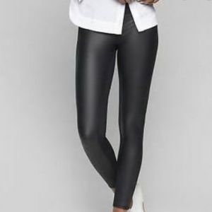 Athleta High Rise Gleam Faux Leather Tights